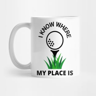 Golf Course Golfer Fun Funny Golfing Mug